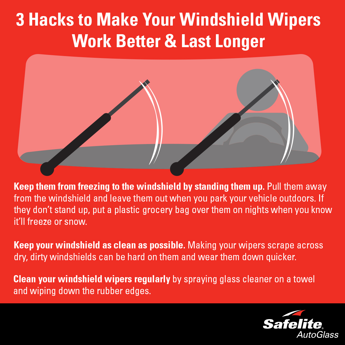These three tips should help you to care for your windshield wipers.